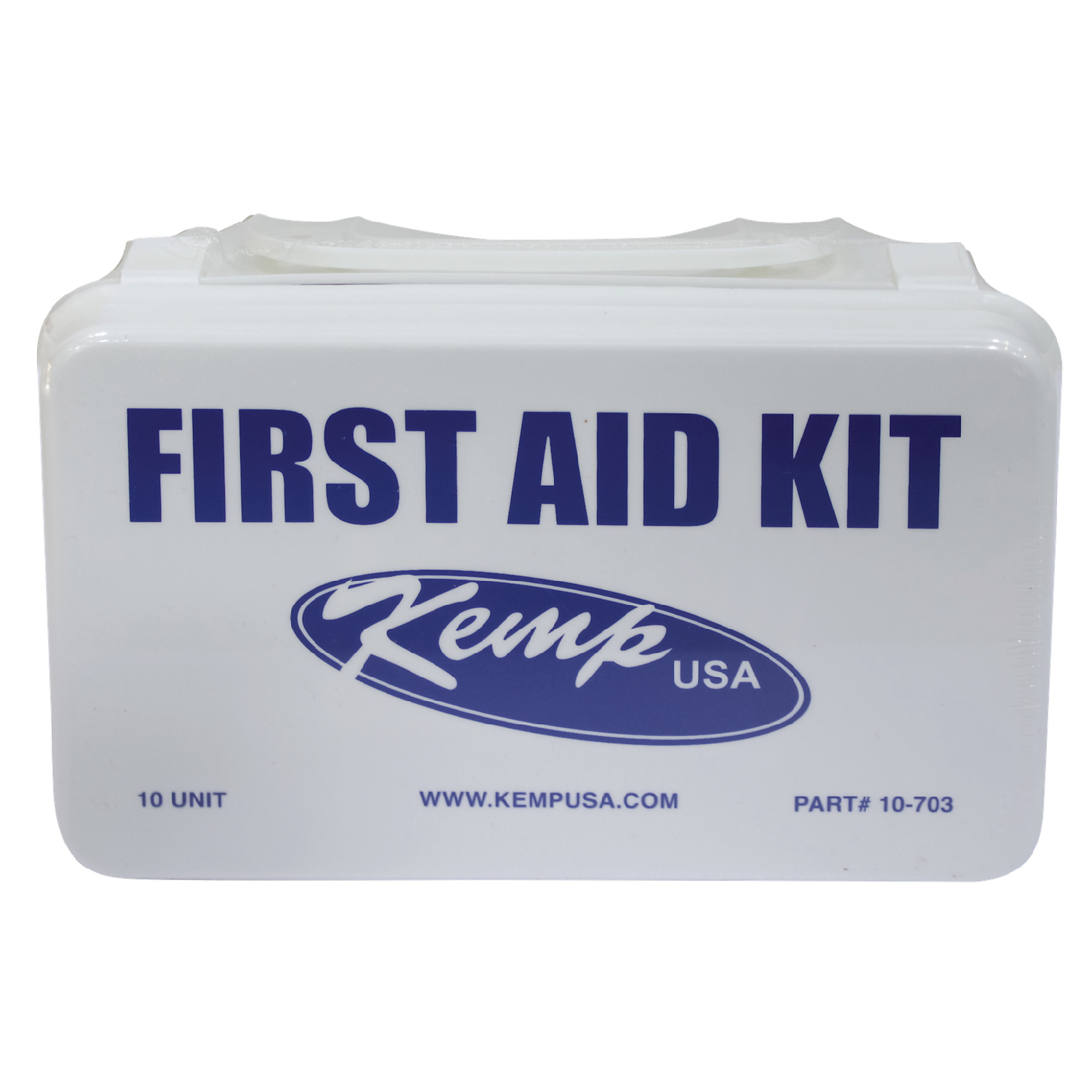 Kemp USA First Aid Kit — 10-Unit, 10-Person, ANSI and OSHA Compliant, Model# 10-703
